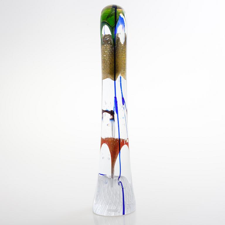 OIVA TOIKKA, glasskulptur "Latina II", signerad Oiva Toikka Iittala 2010, numrerad 13/30.