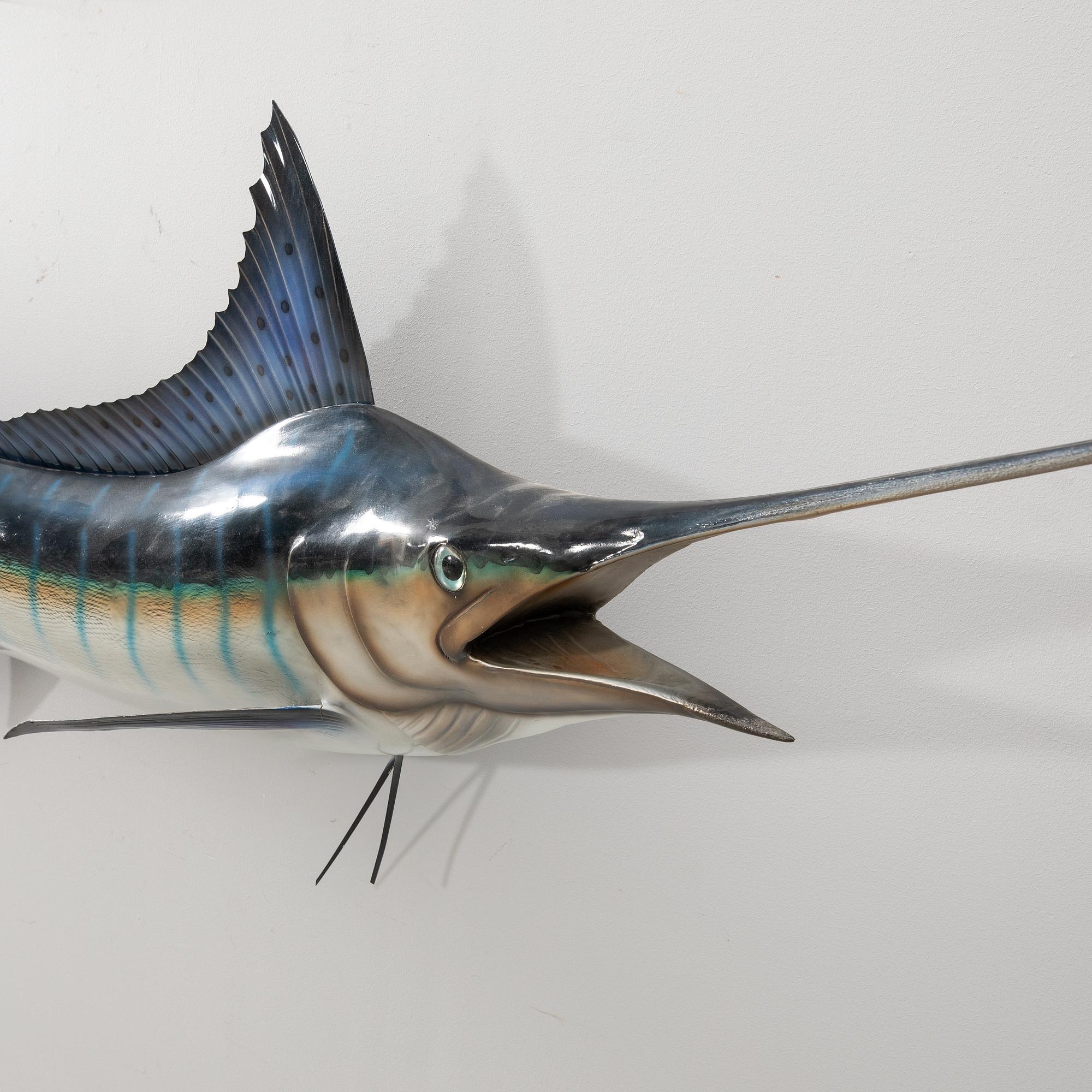 Fish sculpture "Sailfish" second half of the 20th century.