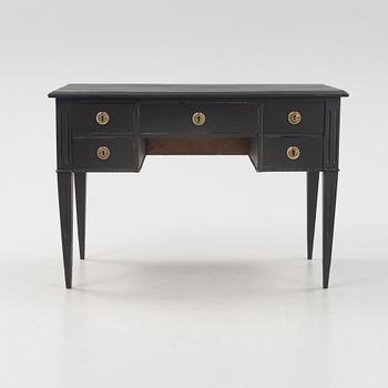 A Gustavian style painted desk, early 20th Century.