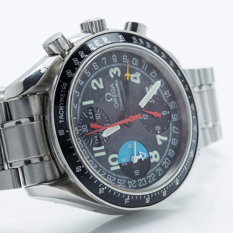 OMEGA, Speedmaster Mk40 , "Schumacher", armbandsur, diameter ca 39 mm.