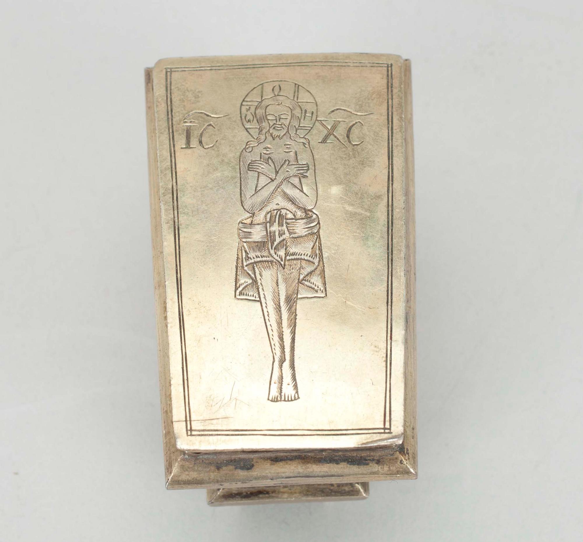 DOSA, förgyllt silver, Vasili Popov Moskva 1835, Ryssland.