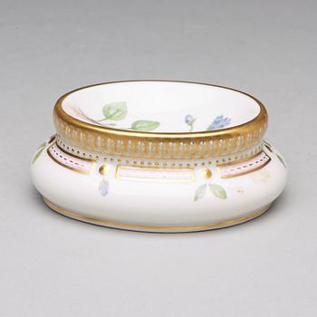 A Royal Copenhagen 'Flora Danica' salt, Denmark, 20th Century.