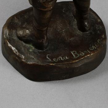 LENA BÖRJESON, skulptur, brons, signerad.