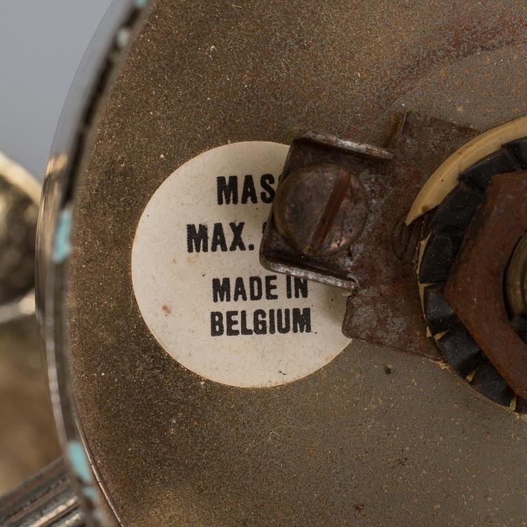 VÄGG-/TAKLAMPA, Made in Belgium, 1900-talets andra hälft.