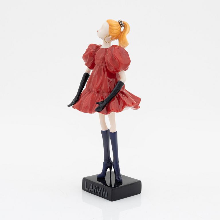 Lanvin, a porcelain figurine, 'Miss Lanvin 6', Franz, Limited Edition No. 029/800, 2007.