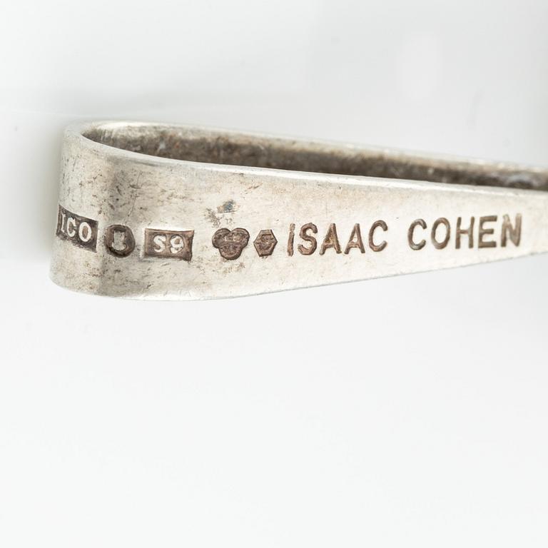 Isaac Cohen, collier, halsring med hänge, silver med bergkristall.