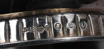 BÄGARE, 3 st, silver, 1938, 1948 samt 1949. CGH. och GAB, Stockholm.