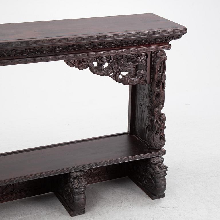 Shelf/side table, China, 20th Century.