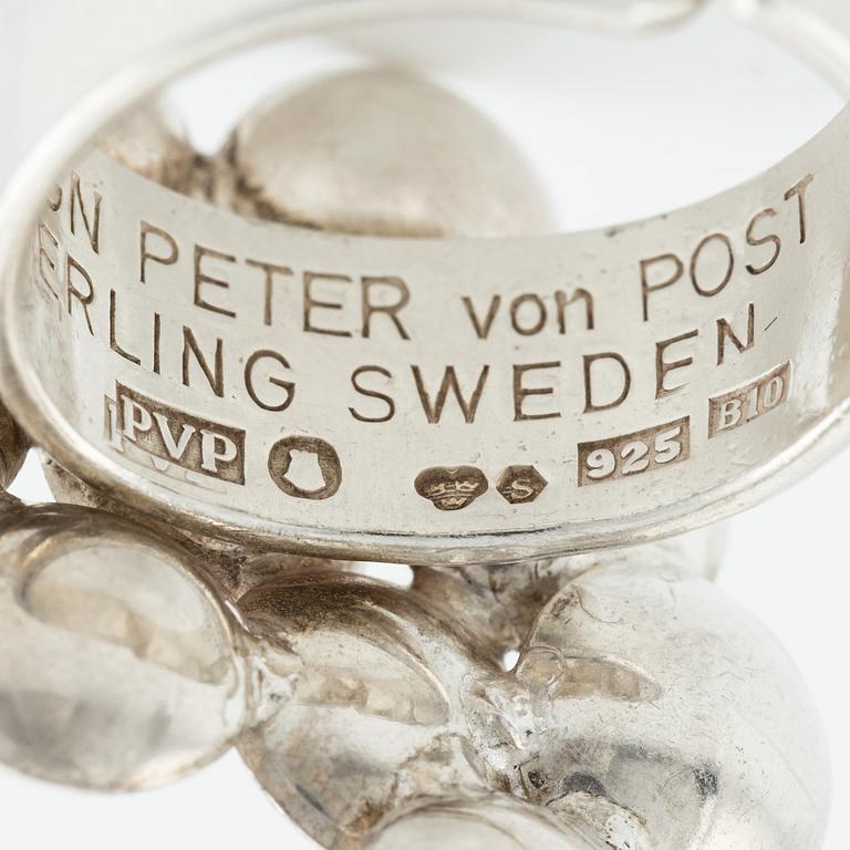 A Peter von Post ring, sterling silver.