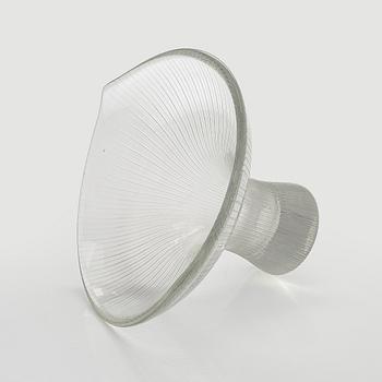 Tapio Wirkkala, A 'Chanterelle' glass vase, signed Tapio Wirkkala, Iittala.