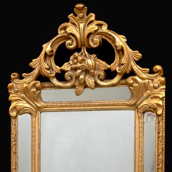 Spegel, rokokostil, 1800-talets slut.
