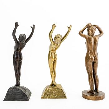 Figurines, 7 pcs, art deco.