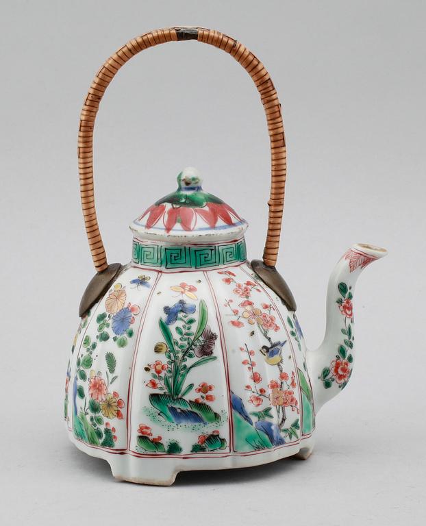 TEKANNA, porslin, Kina, Kangxi 1662-1722.