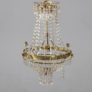 Chandelier, Gustavian style, 20th century.