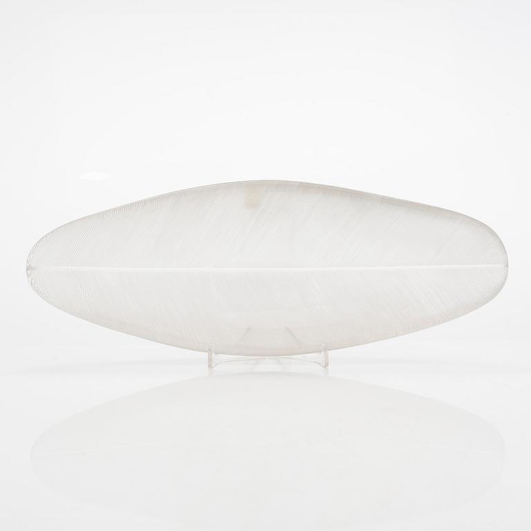 Tapio Wirkkala, konstglas, 3869, "Sulka" (Fjäder), signerad Tapio Wirkkala, Iittala -57.