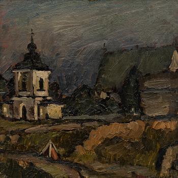 HANNES SIIVONEN, öljy levylle, signeerattu ja päivätty -24.