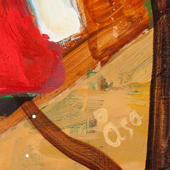 ÅSA DAVIDSON, pannå, 100 x 100 cm.