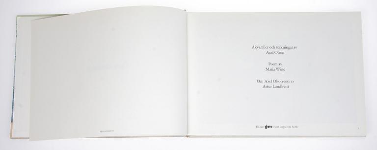 AXEL OLSON, litografi, sign. o numr. "256/260".