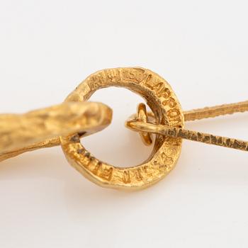 Björn Weckström, collier, "Renklockan", 18K guld med ametist, Lapponia.