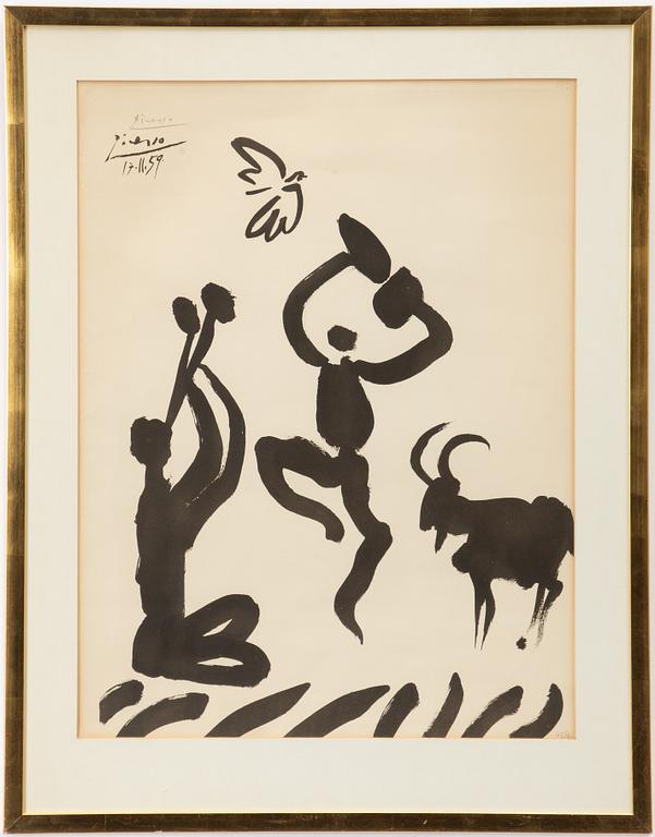 Pablo Picasso, efter, "La Danse du Berger/"Faune et le bouc".