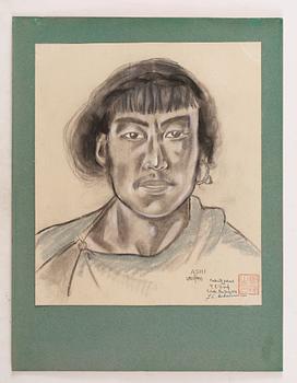 A set of 39 pastels by Vivian Dorf, from Johan Gunnar Andersson's last expedition to China and Tibet 1936-1938.