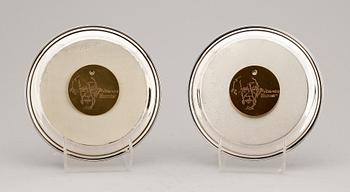 FAT, 6 st, sterlingsilver, Geo Washington Mint, 1970-tal.