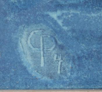 CARL PALME, färgträsnitt, sign i plåten, dat 41.