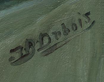 INGEBORG B DUBOIS, olja på duk, signerad.