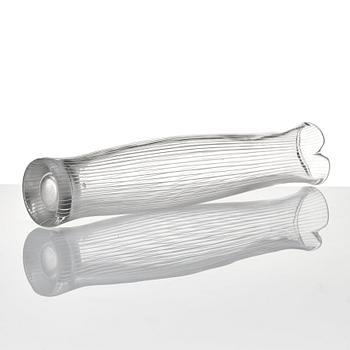 Tapio Wirkkala, a 'Tuonelas flod' glass vase, Iittala, Finland, model 3522.