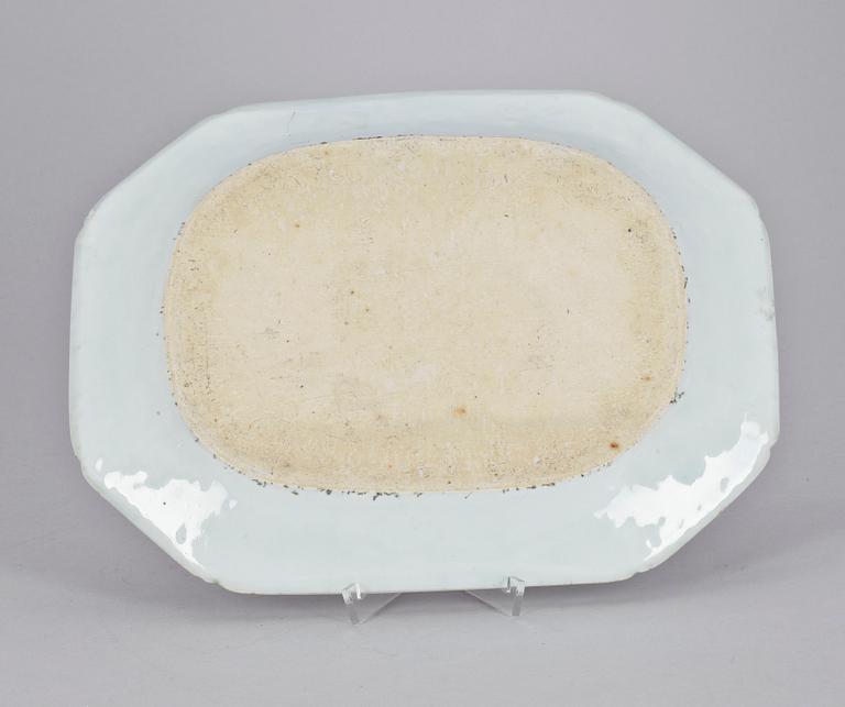 STEKFAT, porslin, Kina, Qianlong, sent 1700-tal.