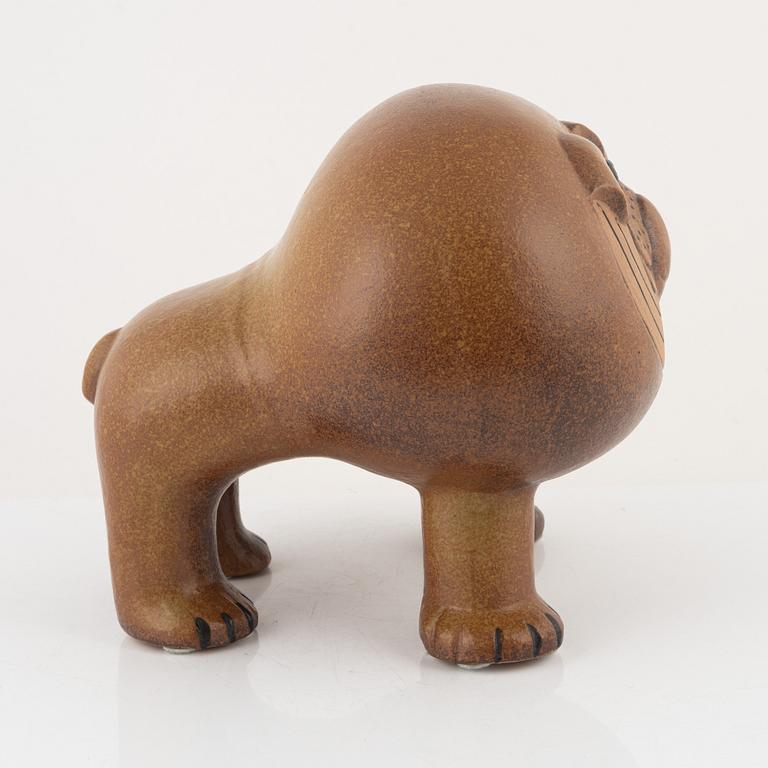 Lisa Larson, skulptur, "Bulldog Maxi", K-studion, Gustavsberg.