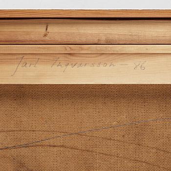 Jarl Ingvarsson, oil on panel, signed JI and dated -86.