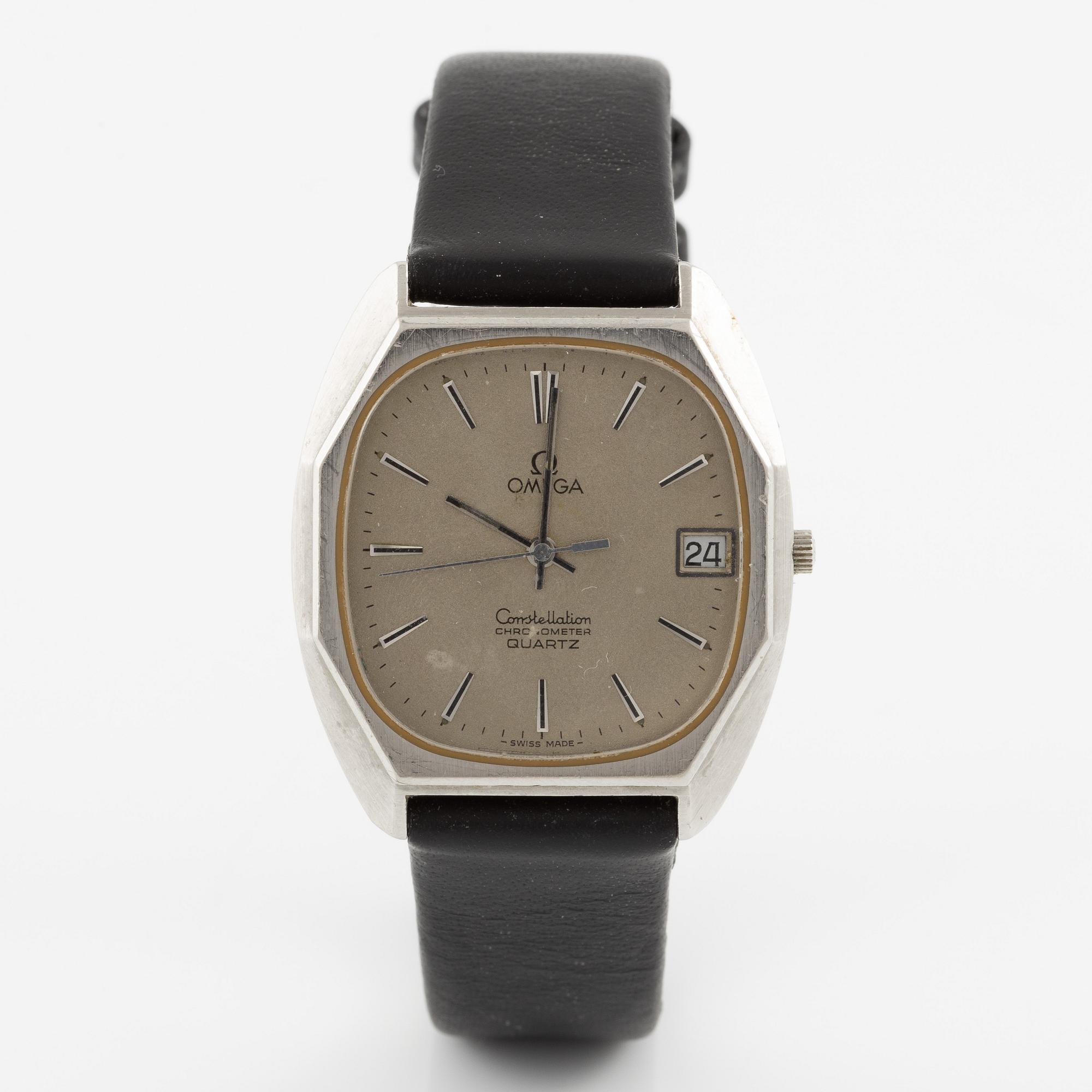 Omega, Constellation, Chronometer, wristwatch, 33.5 x 32 (38) mm.