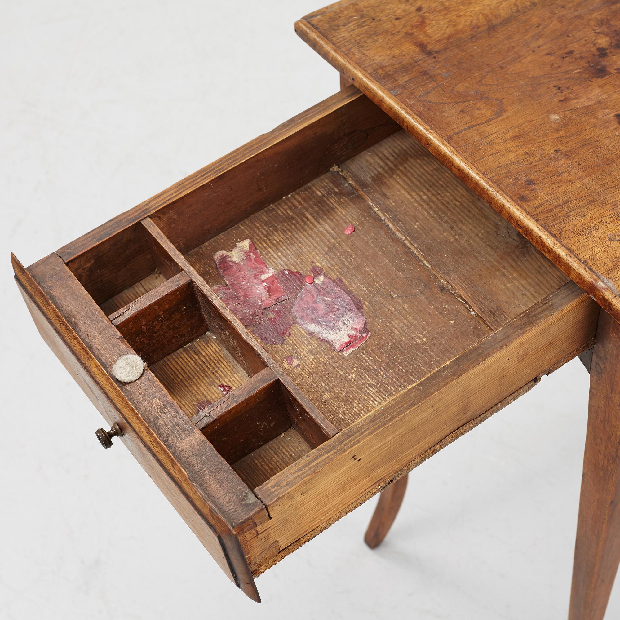 Bord, Sverige, Rokoko, 1700-talets senare del.