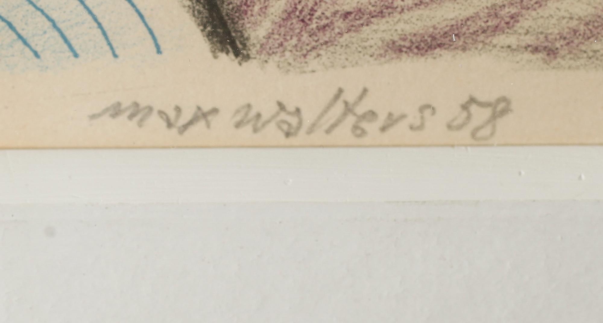 MAX WALTER SVANBERG, färglitografi, signerad 58, 154/160.