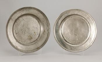 FAT, 2 st, tenn, Nils Eric Justelius, Eksjö, 1836.