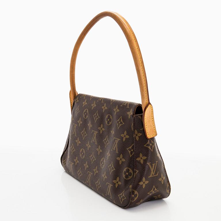 Louis Vuitton, a monogram canvas 'Mini Looping' bag.