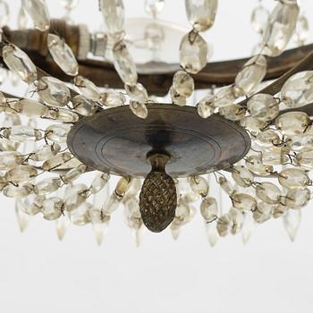 Chandelier, Gustavian style, circa 1900.