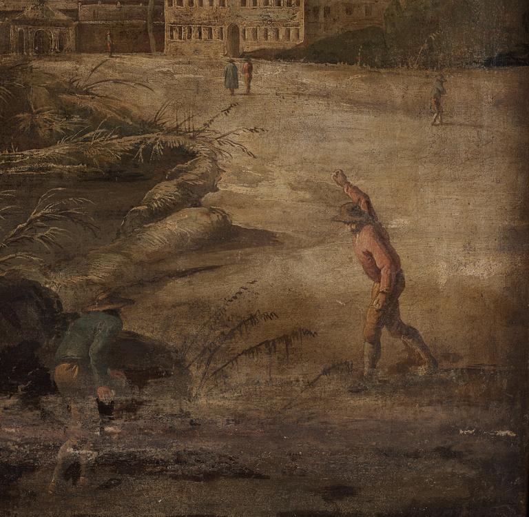 Hendrick Avercamp Hans art, Skridskoåkare.