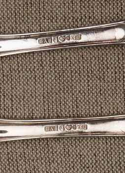 BESTICKSERVIS, 82 delar, silver, modell "Prins Albert", GAB, 1970-tal. Total vikt ca 3900 g.