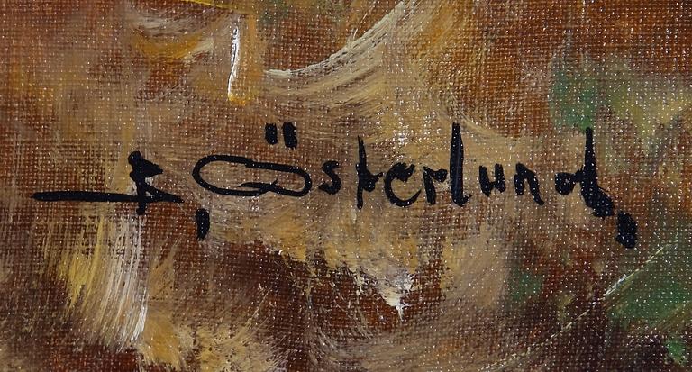 ÖSTERLUND, BERT, olja på duk. Sign.