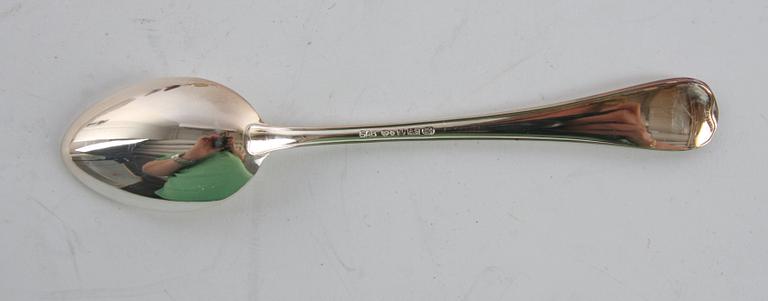 SKEDAR, 12+12+13, silver, modell "Svensk" rund.