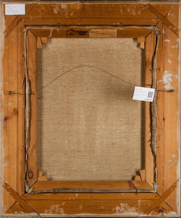 JOHANNES GEBHARD, olja på duk, signerad.