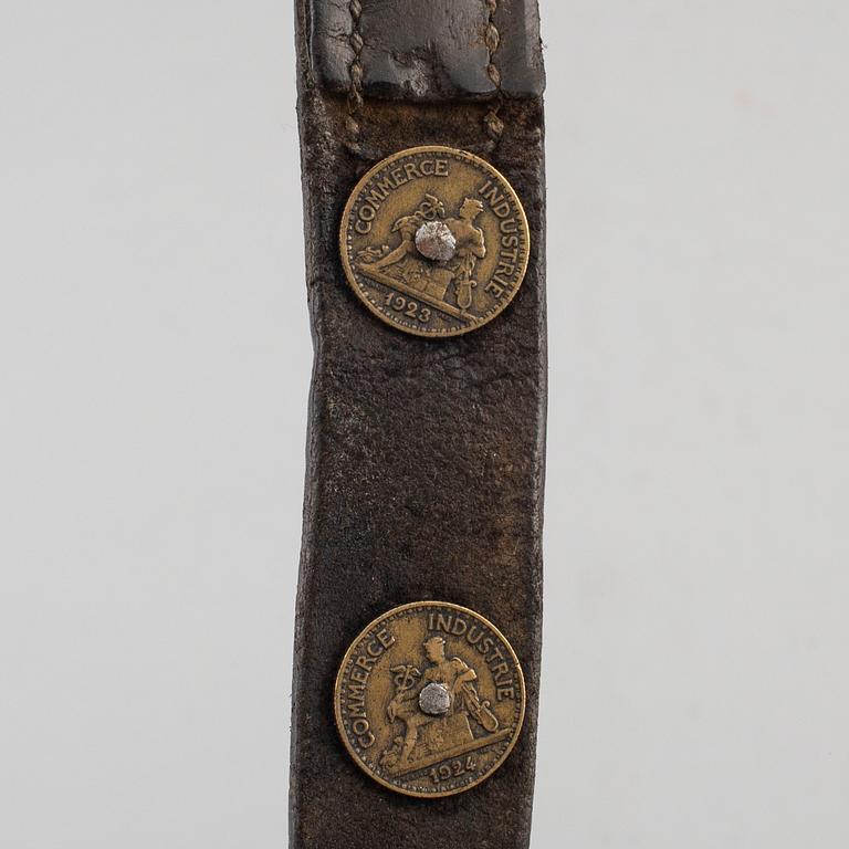 A first half of the 20th century dog collar.