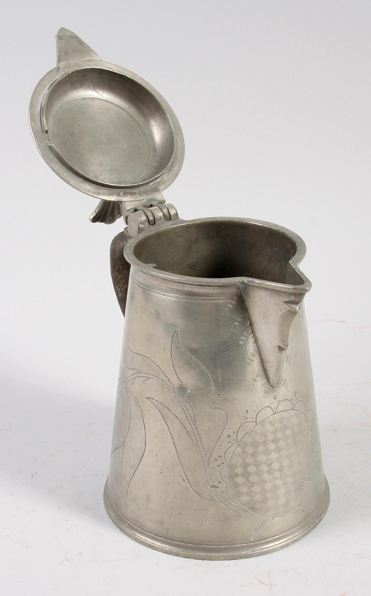 SKÄNKSTOP, tenn. Johan Magnus Polhammar, Göteborg 1836.