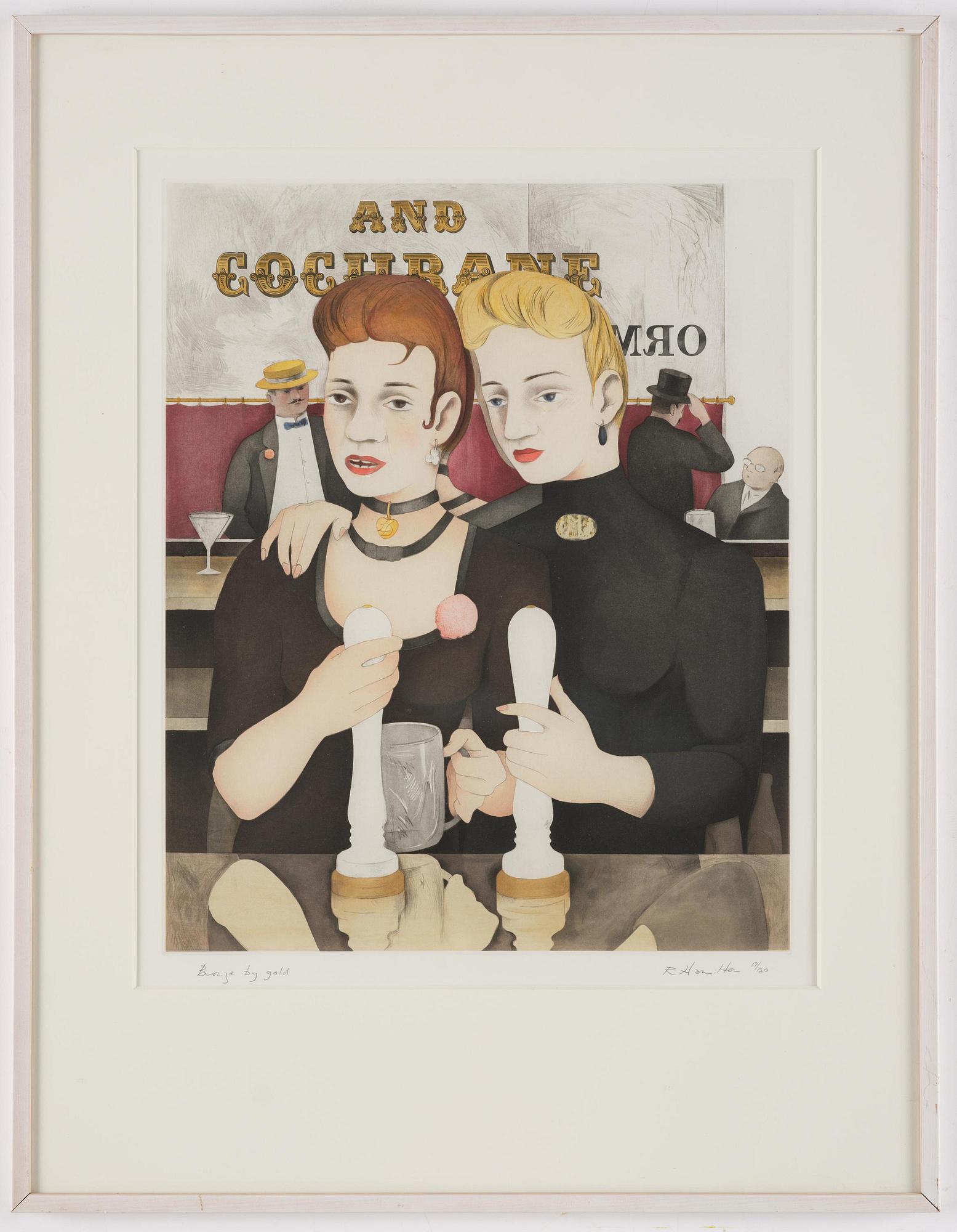 Richard Hamilton, "Bronze by Gold".