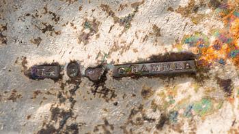 KAFFEKANNA, silver, Christian Hammer, Stockholm. 1850. Vikt ca 786 G.