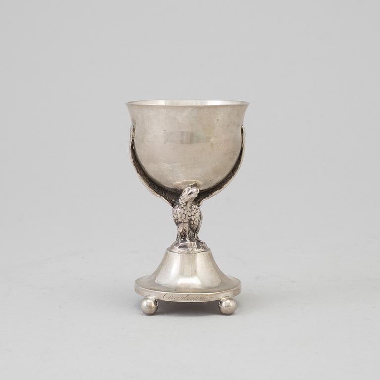 A 20 the century danish silver baptism cup. Tot weight 55 gram.