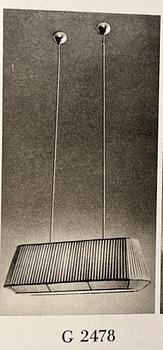 Josef Frank, a rare ceiling lamp model "G 2145", Firma Svenskt Tenn, 1950s.