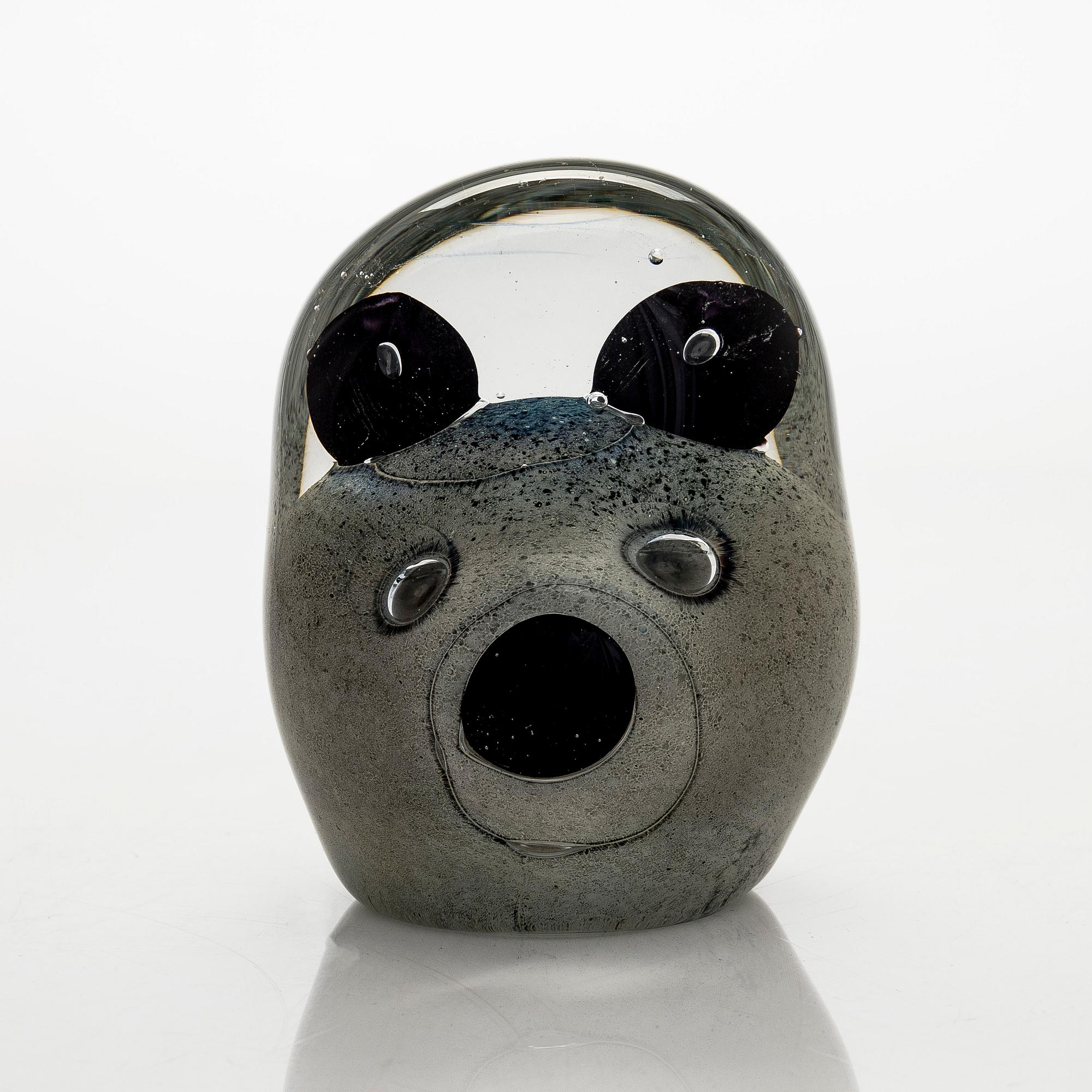 Tiina Nordström, konstglas, signerad Tiina Nordström, Iittala 1991.